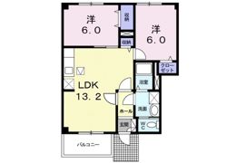 レジデンス新城Bの間取り画像