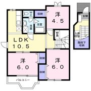 ニュークレストールAの間取り画像