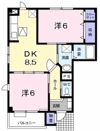 アベニールK Bの間取り画像