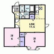 メゾンプランドールの間取り画像
