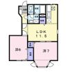 レーベン中畝 Cの間取り画像