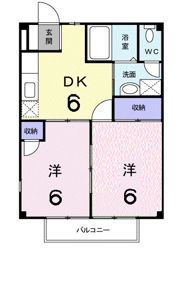 笠原ハイツⅡの間取り画像