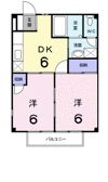 笠原ハイツⅡの間取り画像