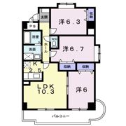 溝ビルⅦ2000の間取り画像