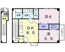 メゾン ド ヴィヴァーチェⅡの間取り画像