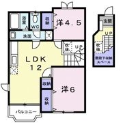 メゾンベールCの間取り画像