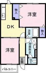サンアメニティ秋の里Bの間取り画像