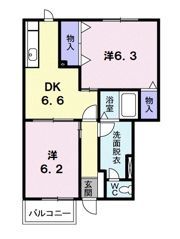 サンアメニティ秋の里Bの間取り画像