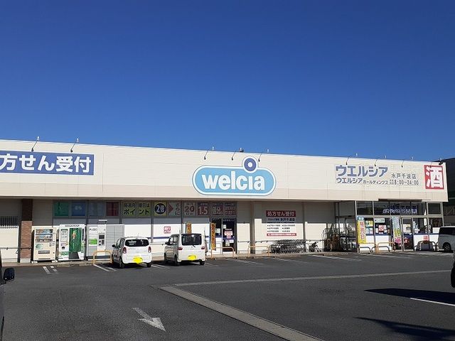 近くのウエルシア水戸千波店まで493m(徒歩7分)