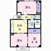 パティオ沙羅の間取り画像