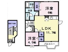 ベルフラワーFの間取り画像