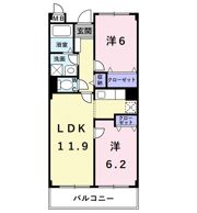 グランディールの間取り画像