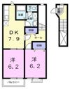 カーサフェリーチェの間取り画像