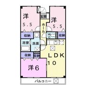 クール ヴェルビュの間取り画像