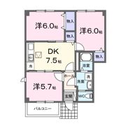 ベルク・ヴィラ B棟の間取り画像