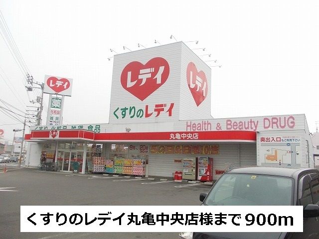 近くのくすりのレデイまで900m（徒歩12分）
