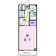 リヴィエ－ル小松原の間取り画像