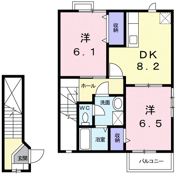ミレニアJ・K Ⅱの間取り画像