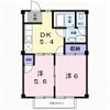 サンシティ臼井 Bの間取り画像