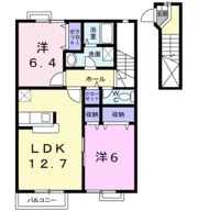 グランドゥールAの間取り画像