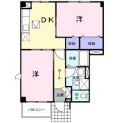 コーポ・アコードBの間取り画像