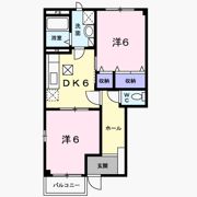 ドミール高出の間取り画像