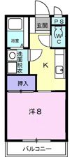 ヴィラ・市川の間取り画像