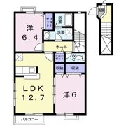 ソレアード・パレⅡの間取り画像