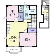 PALACIO INO A棟の間取り画像
