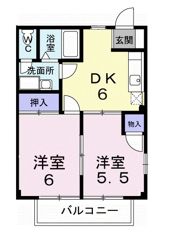 ライフサークル パート8の間取り画像