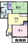 シャルマン富士見が丘の間取り画像