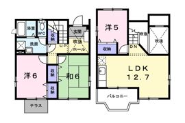 三田ハウスCの間取り画像