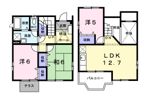 三田ハウスCの間取り画像