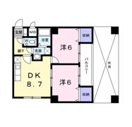 サンパティークAの間取り画像