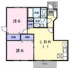 コーポ クレストールの間取り画像