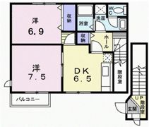 クレストールスズキBの間取り画像