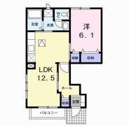 フォンテーヌBの間取り画像