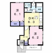 オーブリー大湊の間取り画像