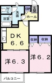 メモリアルビレッジ Ⅴの間取り画像