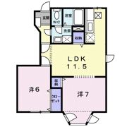 サンライト フォレスタBの間取り画像