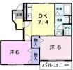 サン・コートBの間取り画像
