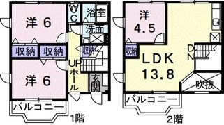 フォレストコート Aの間取り画像