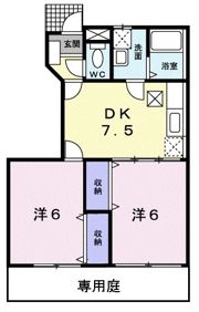 ハーモニーカサベルデⅡ号館の間取り画像