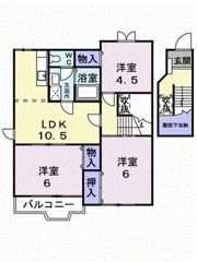 グリーンゲイブルズ110の間取り画像