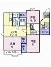 グリーンゲイブルズ110の間取り画像