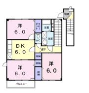 グランアルシェ B棟の間取り画像