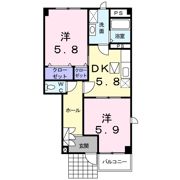 カバンドMの間取り画像