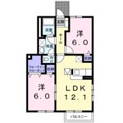 スウィートガーデン Aの間取り画像
