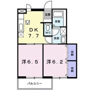 レリアンス Bの間取り画像