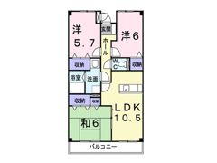 ユーフォルビアの間取り画像
